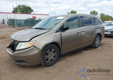 2011 Honda Odyssey Ex-L из США, поврежденный, VIN 5FNRL5H6XBB005859